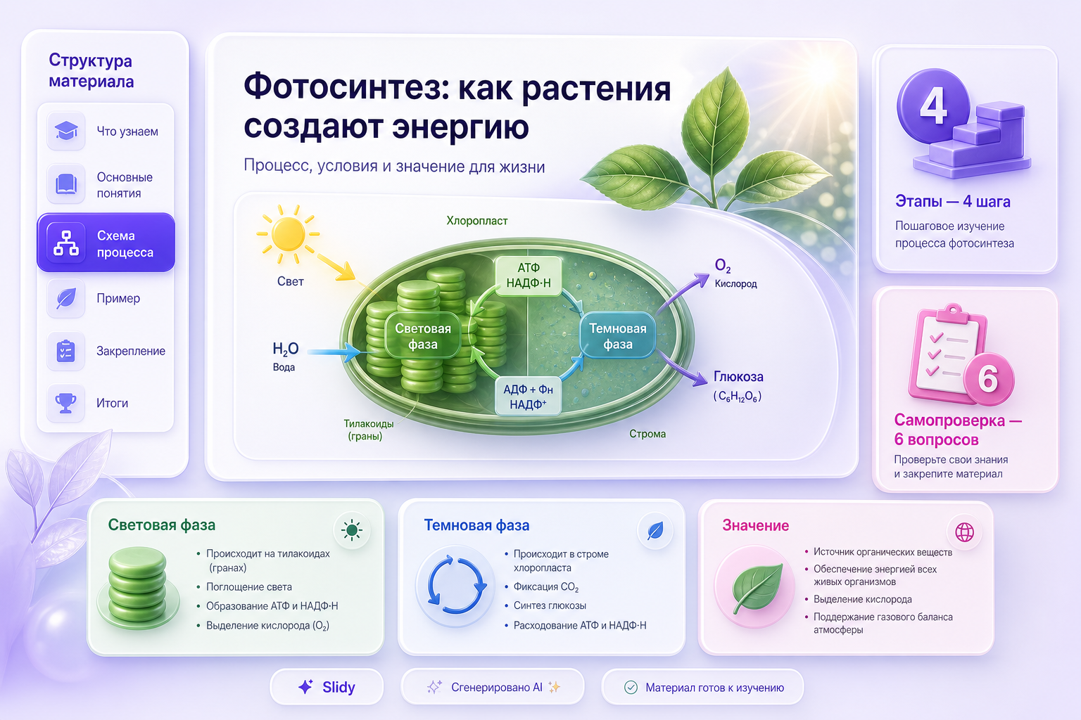 Продуктовый интерфейс: Объясняйте учебный материал ясно и наглядно